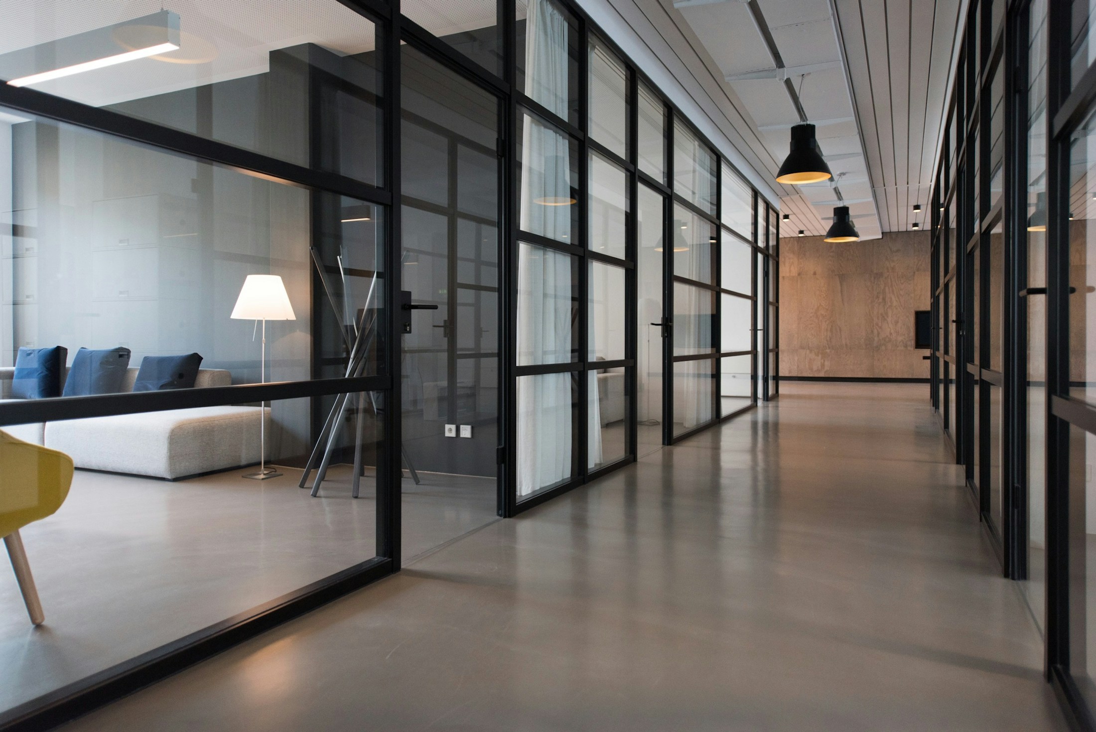 Modern consulting office workspace